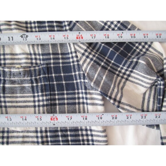 Men's American Heritage Plaid Flannel Button Long Sleeve Shirt Sz M (MT783) - Picture 5 of 9